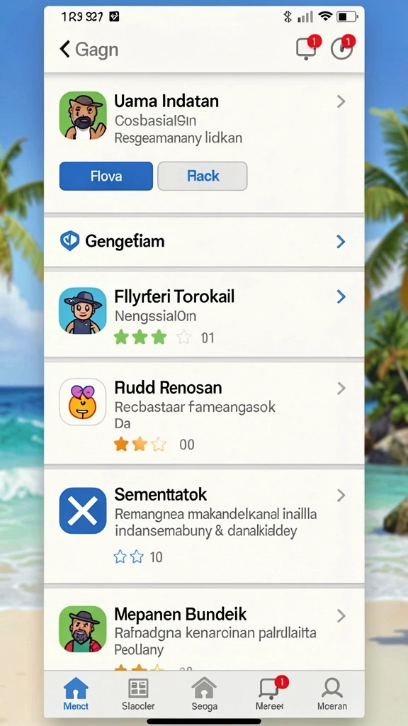 Mode permainan yang bervariasi dan seru.