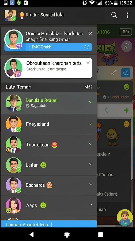 Tampilan antarmuka yang ramah pengguna.