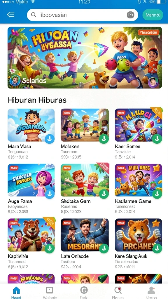Tampilan antarmuka pengguna yang menarik dan mudah digunakan.