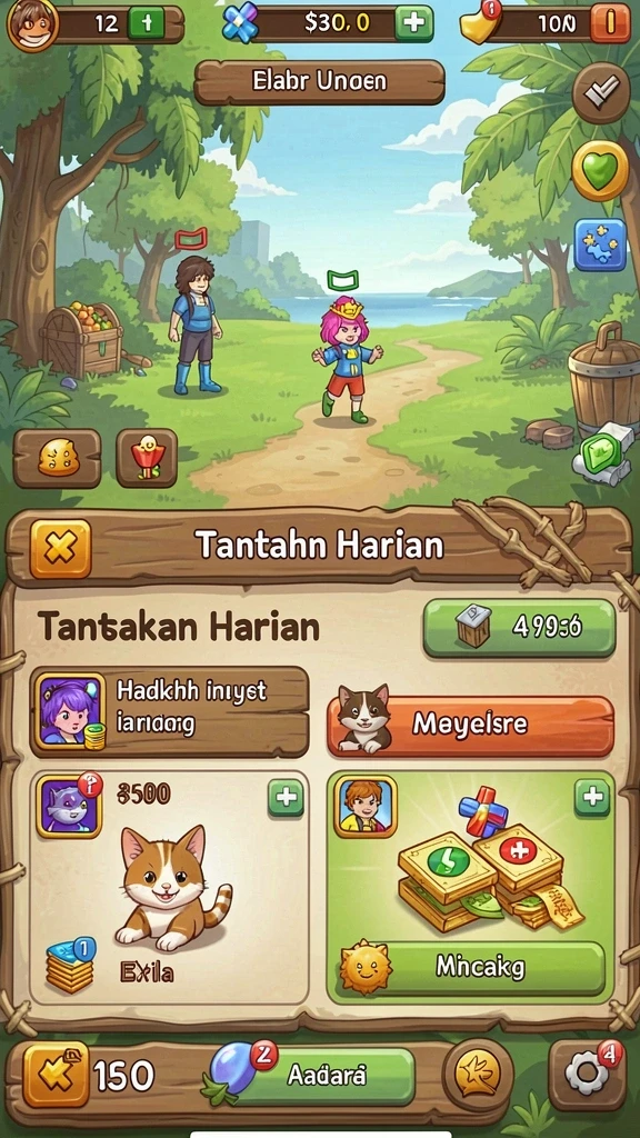 Berbagai pilihan permainan yang menghibur dan menarik.