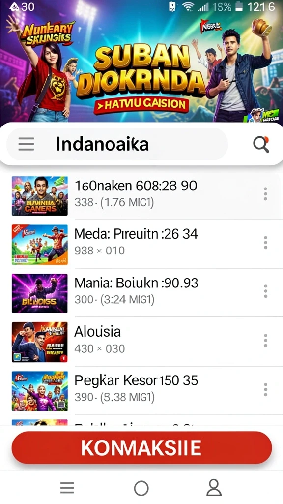 Tampilan antarmuka yang ramah pengguna.