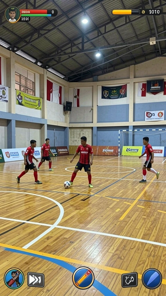 Tampilan awal permainan yang menarik perhatian.