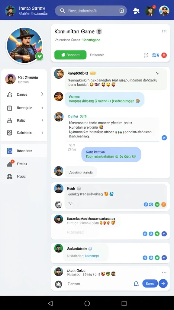 Berbagai pilihan mode permainan yang seru.