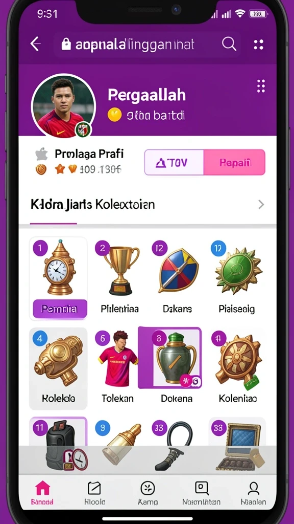 Tampilan awal aplikasi yang menarik.