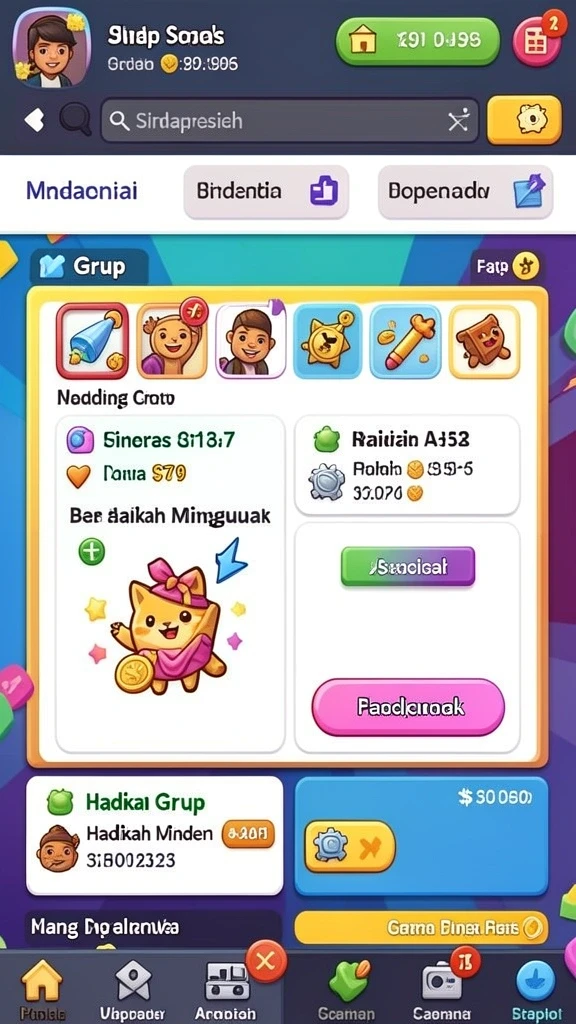 Karakter yang dapat disesuaikan sesuai selera pemain.