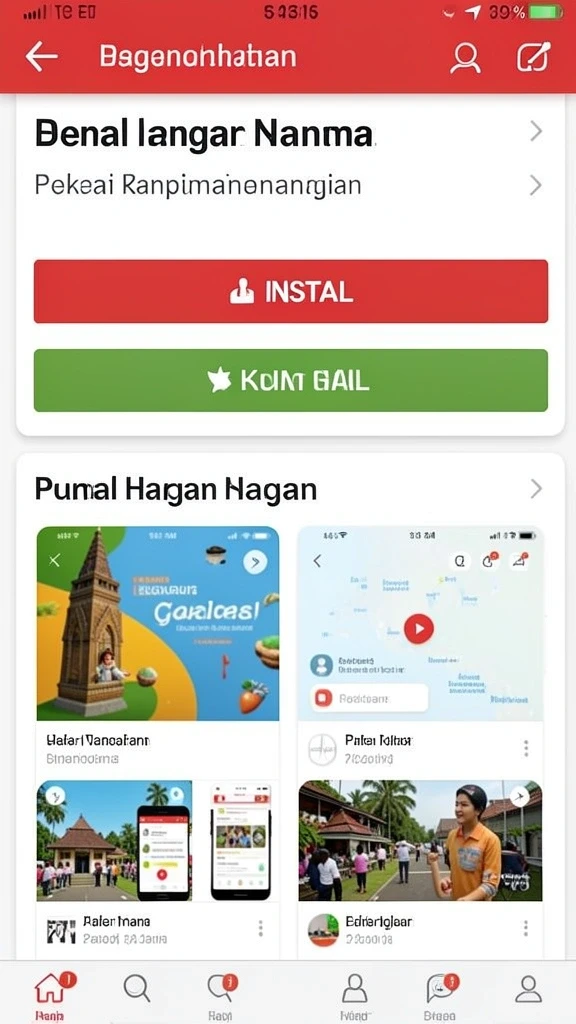 Karakter unik dengan desain menarik dalam game.