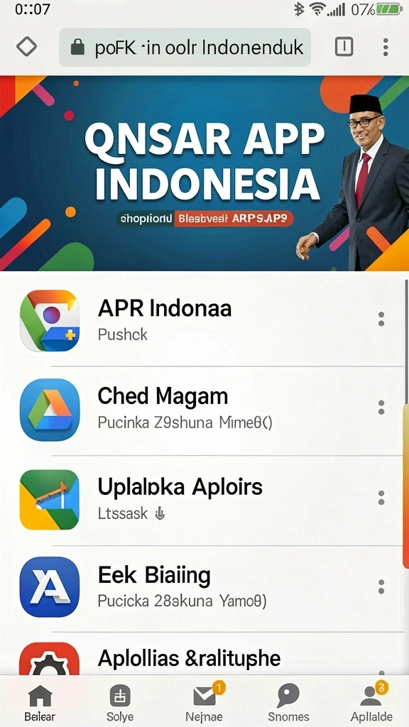 Tangkapan layar menampilkan berbagai tema slot yang tersedia.