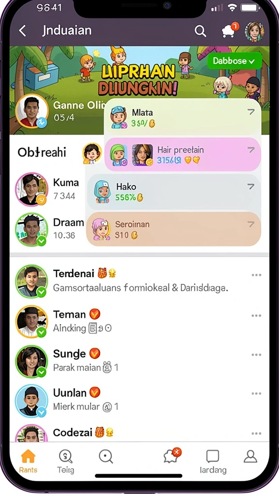 Antarmuka pengguna yang intuitif dan mudah digunakan.