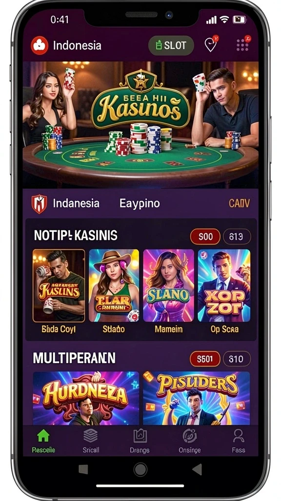 Fitur karakter dan leveling yang menarik.