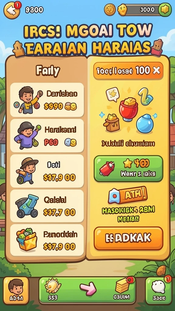 Fitur statistik membantu analisis angka.