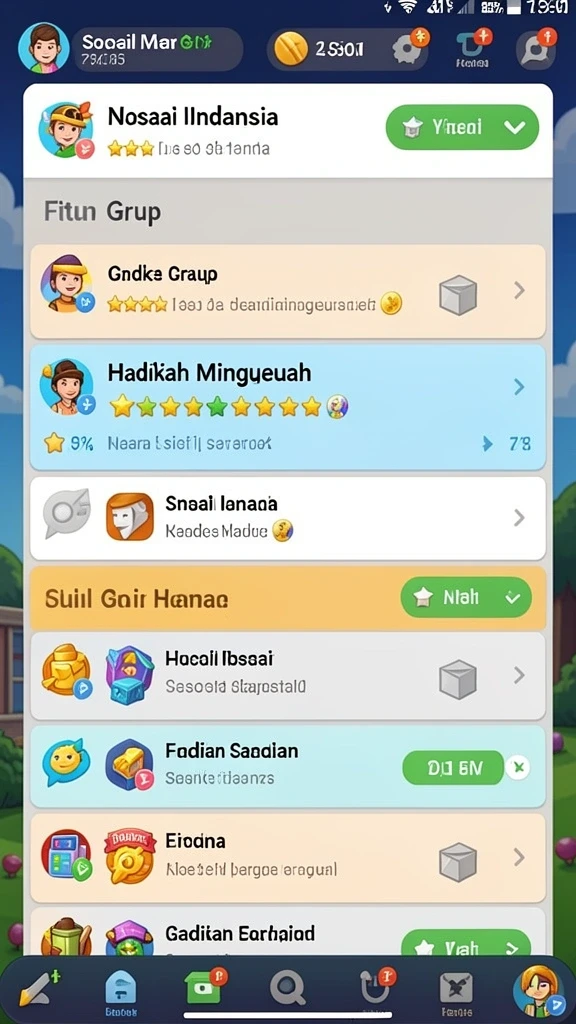Tampilan antarmuka yang menarik dan mudah digunakan.
