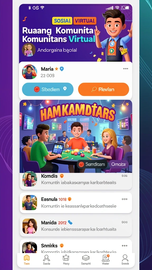 Karakter utama yang siap menghadapi tantangan.