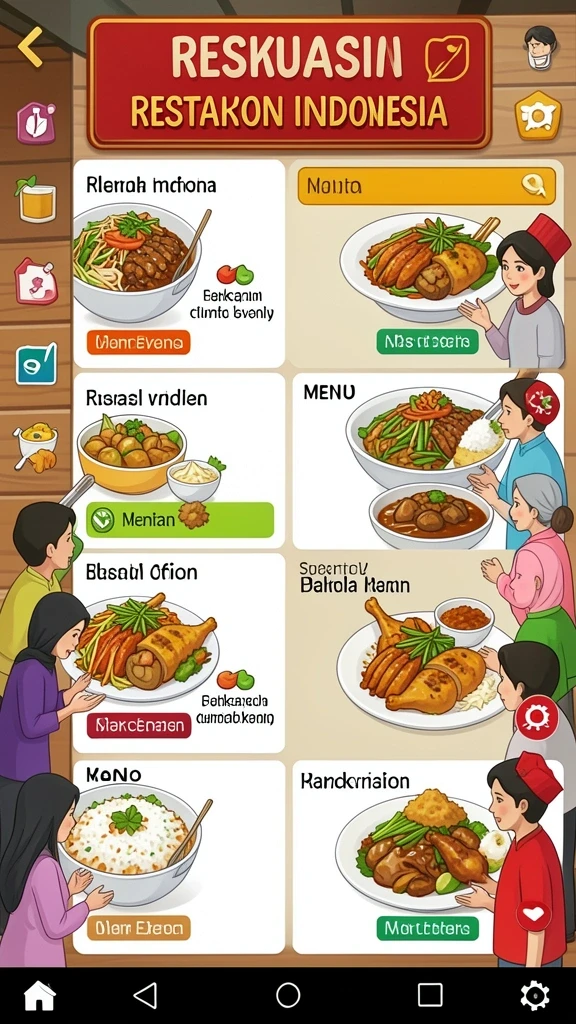 Karakter unik dengan kemampuan menarik.