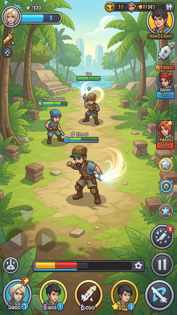 Karakter samurai yang siap bertarung dengan senjatanya.