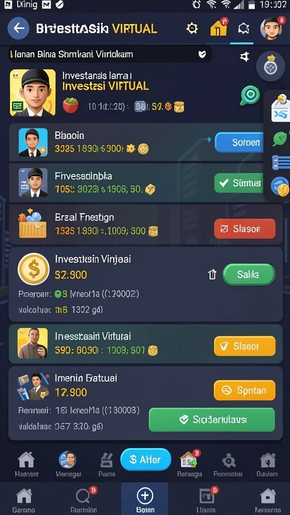 Tampilan antarmuka yang menarik dan user-friendly.