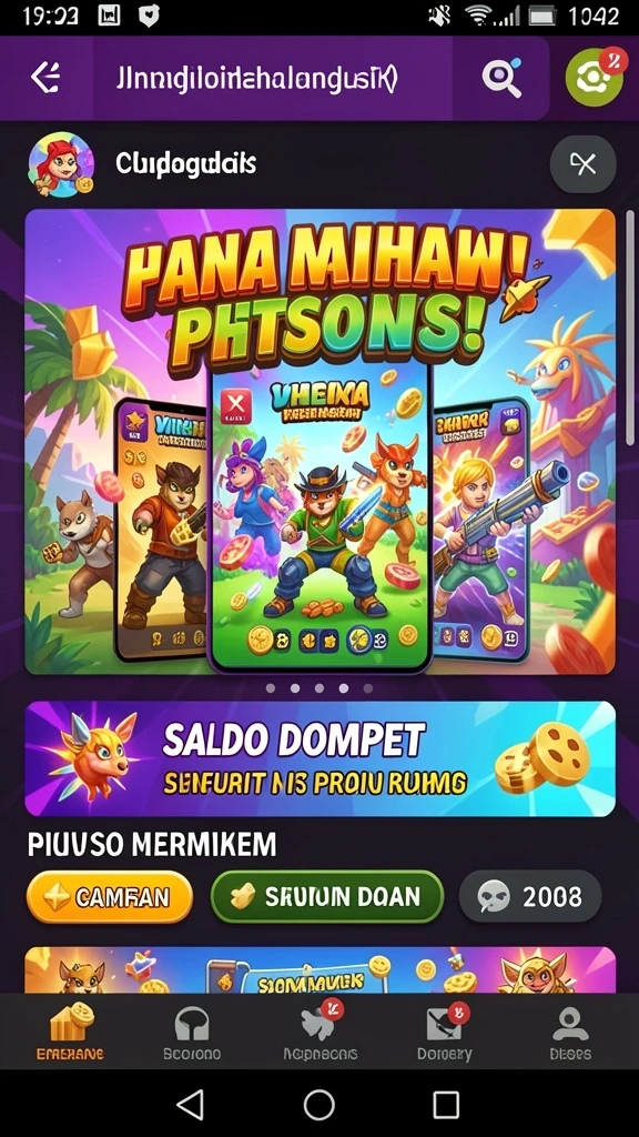 Fitur komunitas untuk berinteraksi dengan pemain lain.