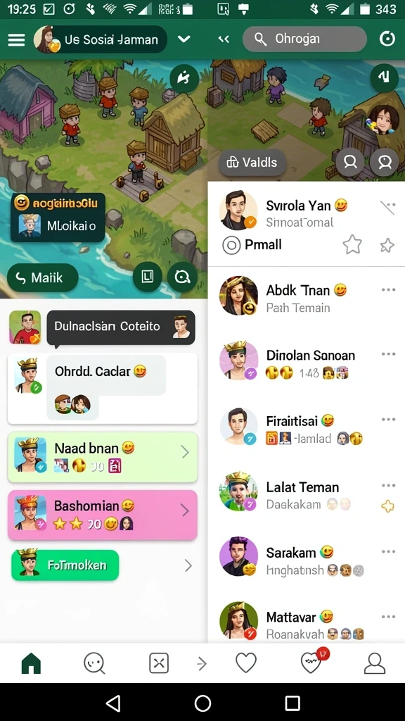 Tampilan utama game dengan grafik menakjubkan.